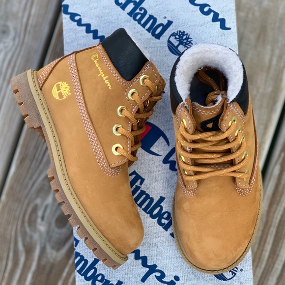 timberland and champion collab